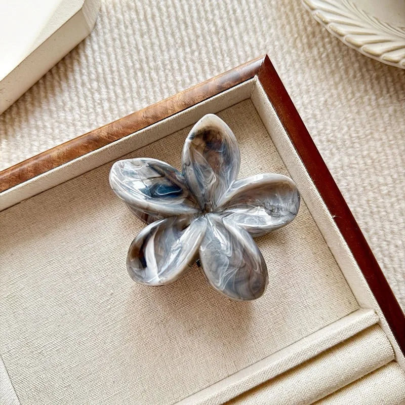 1/3PCS Hawaiian Gradient Flower Hair Claw Clip for Women Fashion Plastic Non Slip Hold Hairpin Barrette Girl Hair Accessories