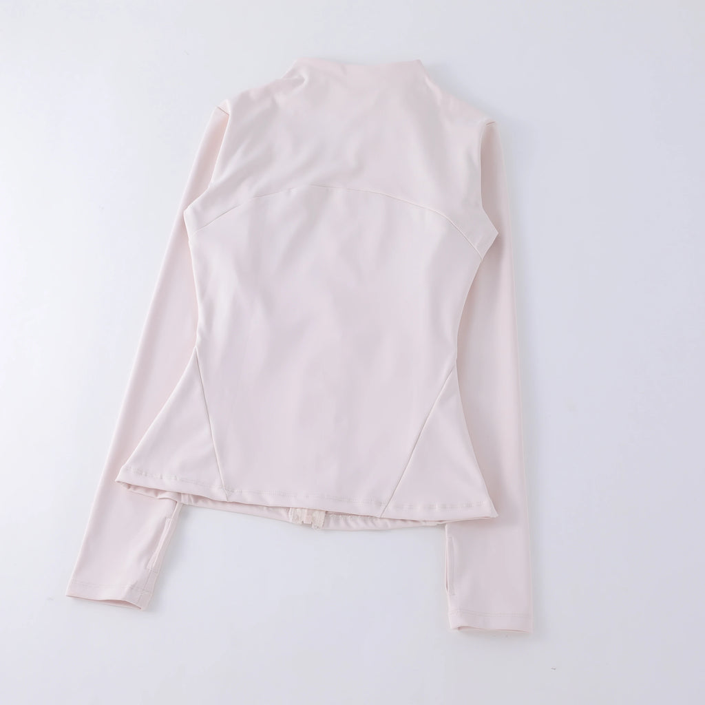 Yoga Clothes Windbreaker Sportswear Woman Running Long Sleeve Sweatshirt Sports Jackets Top Women Workout Tops Activewear