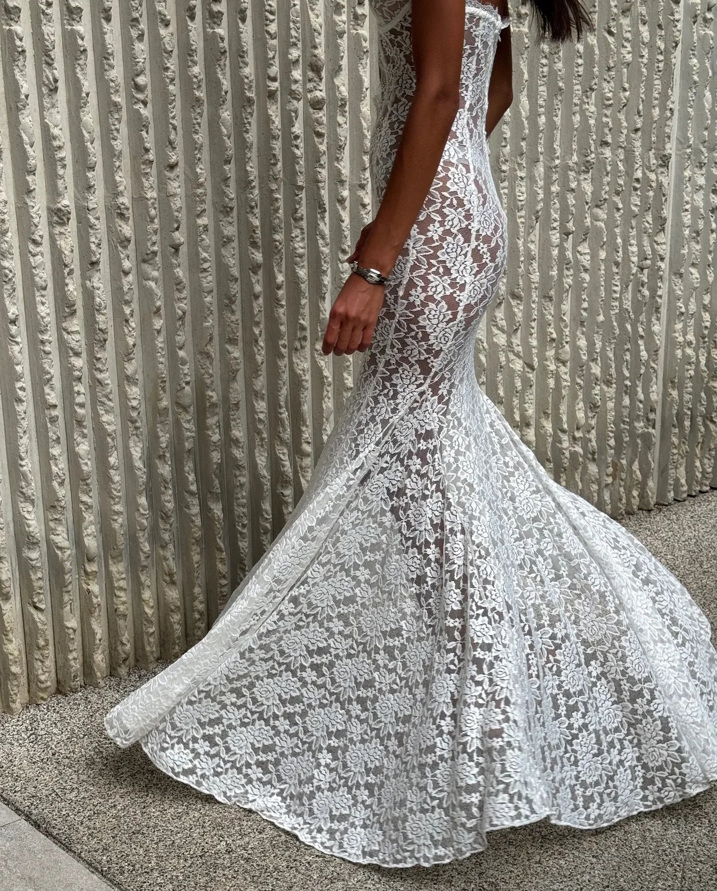 White Lace Hollow-out Halter Dress Women Chic Sexy Sleeveless Off-shoulder Backless Maxi Dresses Lady Vacation Beach 2026 Gowns