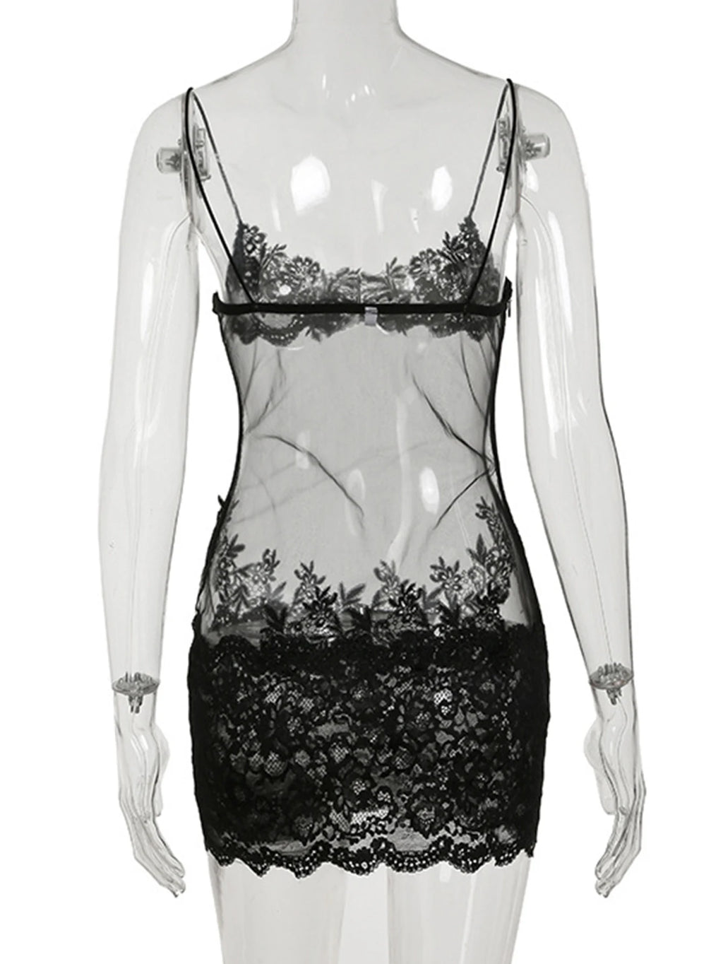 Sexy backless slip mini summer dress women see through mesh beach club party dress woman vacation evening short dresses vestidos