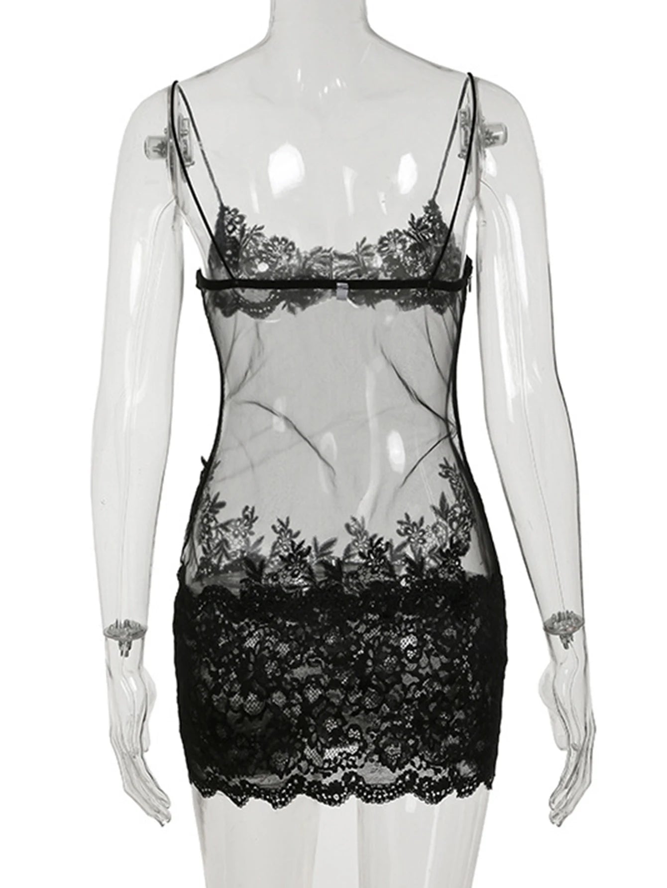 Sexy backless slip mini summer dress women see through mesh beach club party dress woman vacation evening short dresses vestidos