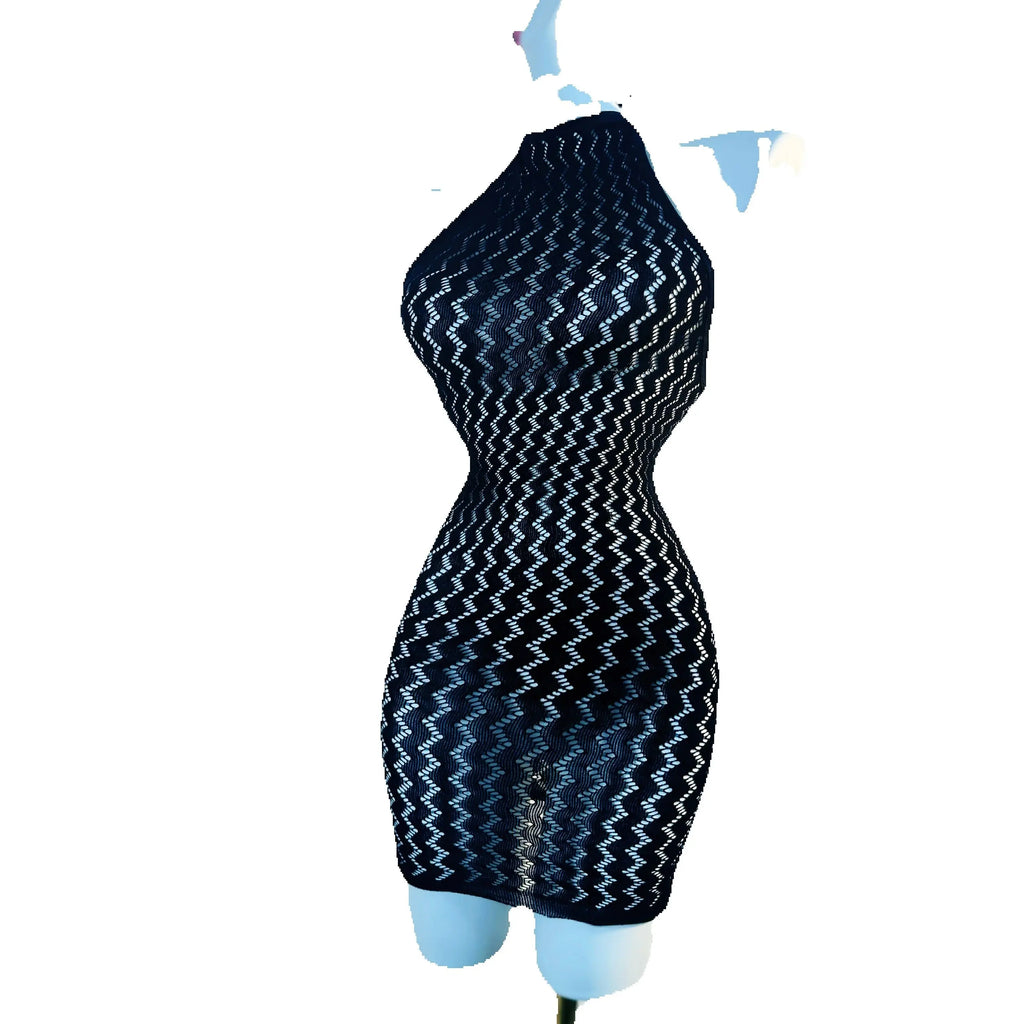 Women Sexy Fishnet Cover Up Without Bikini Hollow Out Bodycon Dress See Through Beachwear Summer Women's Swimwear DS490