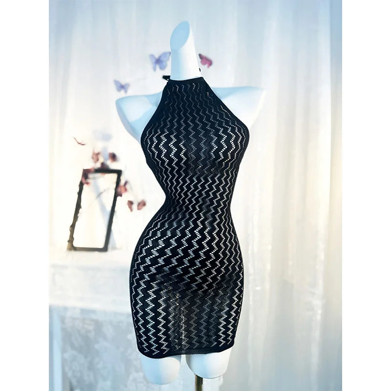 Women Sexy Fishnet Cover Up Without Bikini Hollow Out Bodycon Dress See Through Beachwear Summer Women's Swimwear DS490