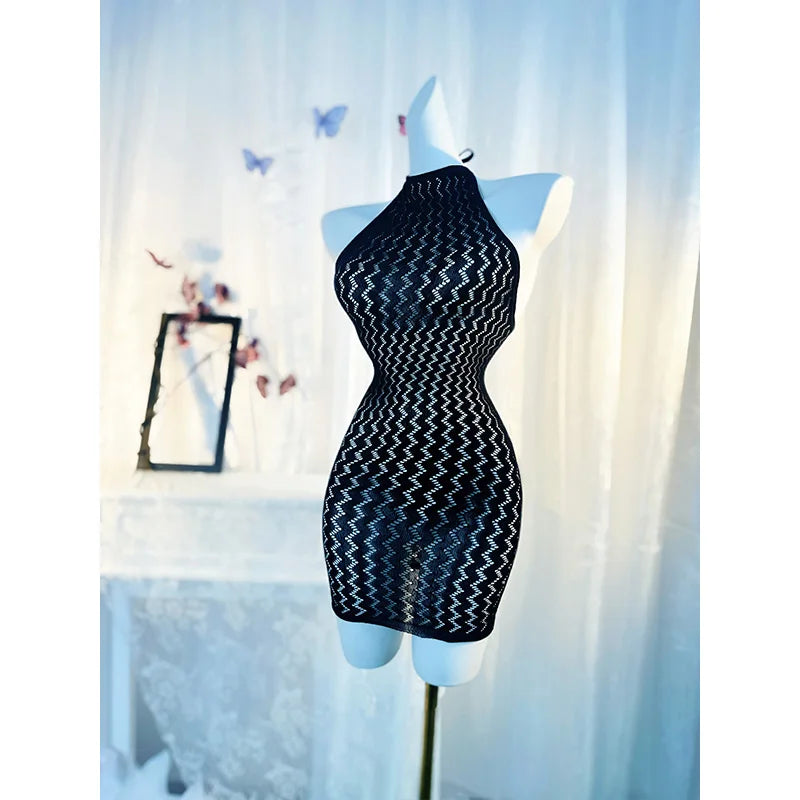 Women Sexy Fishnet Cover Up Without Bikini Hollow Out Bodycon Dress See Through Beachwear Summer Women's Swimwear DS490